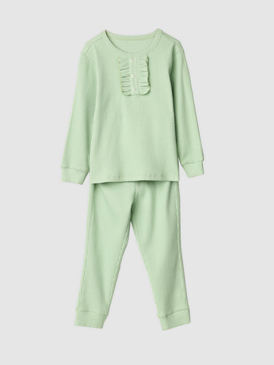 Girls Comfort Silhouette And Frilled Sets