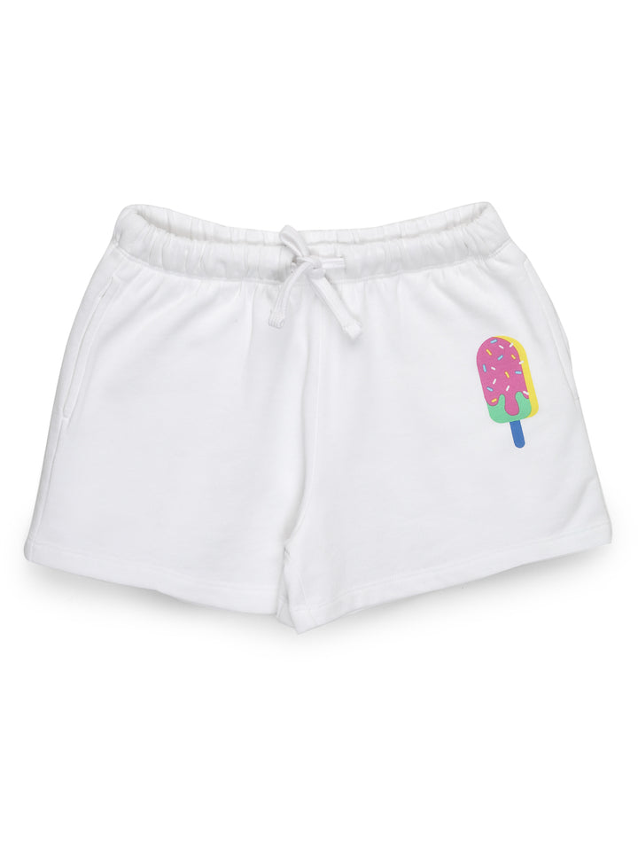 Classic White Cotton Terry Girl Sets