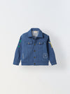 Spunkies Boys Blue Denim  jacket
