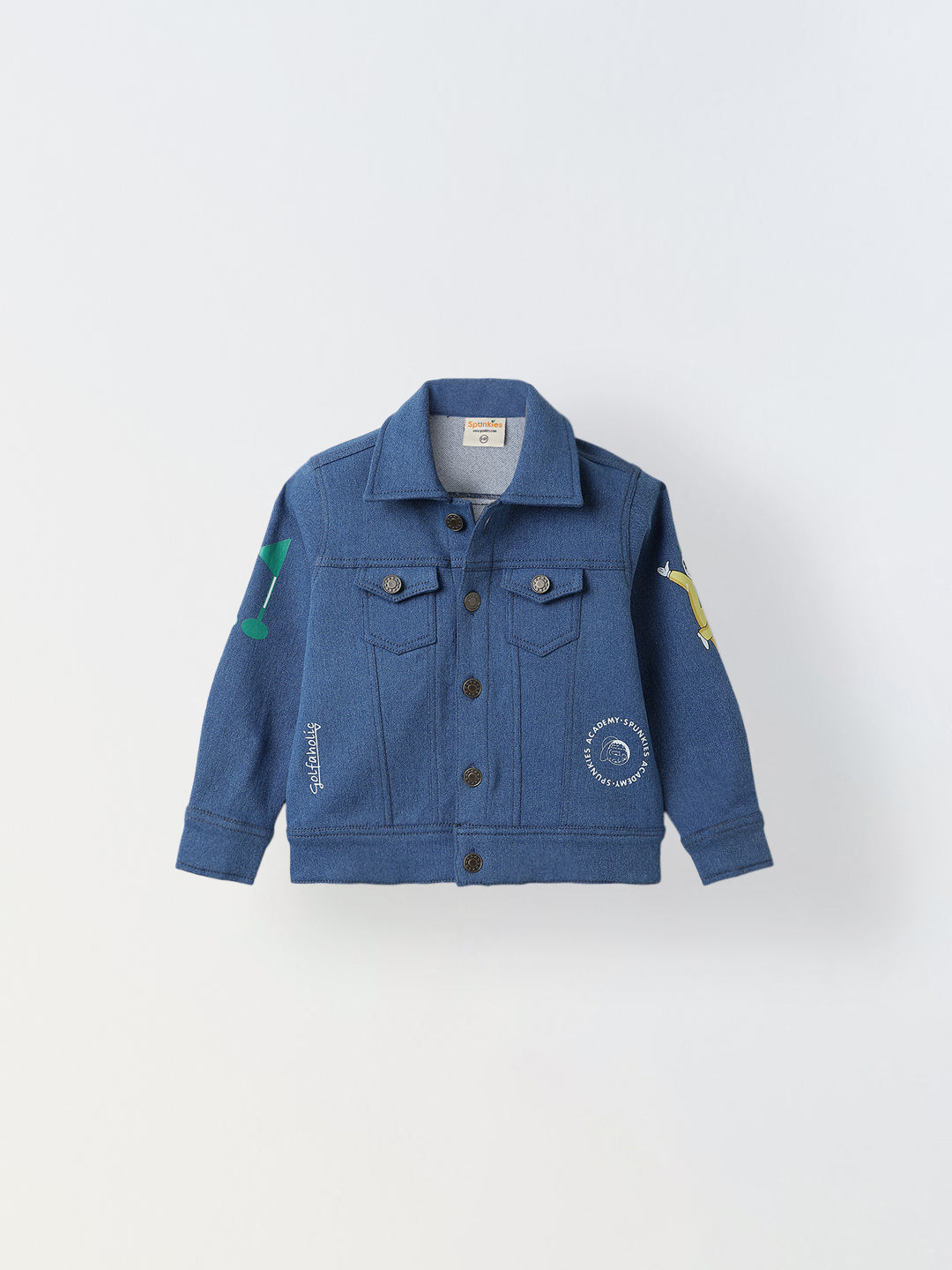 Spunkies Boys Blue Denim  jacket
