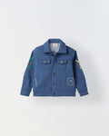 Spunkies Boys Blue Denim  jacket
