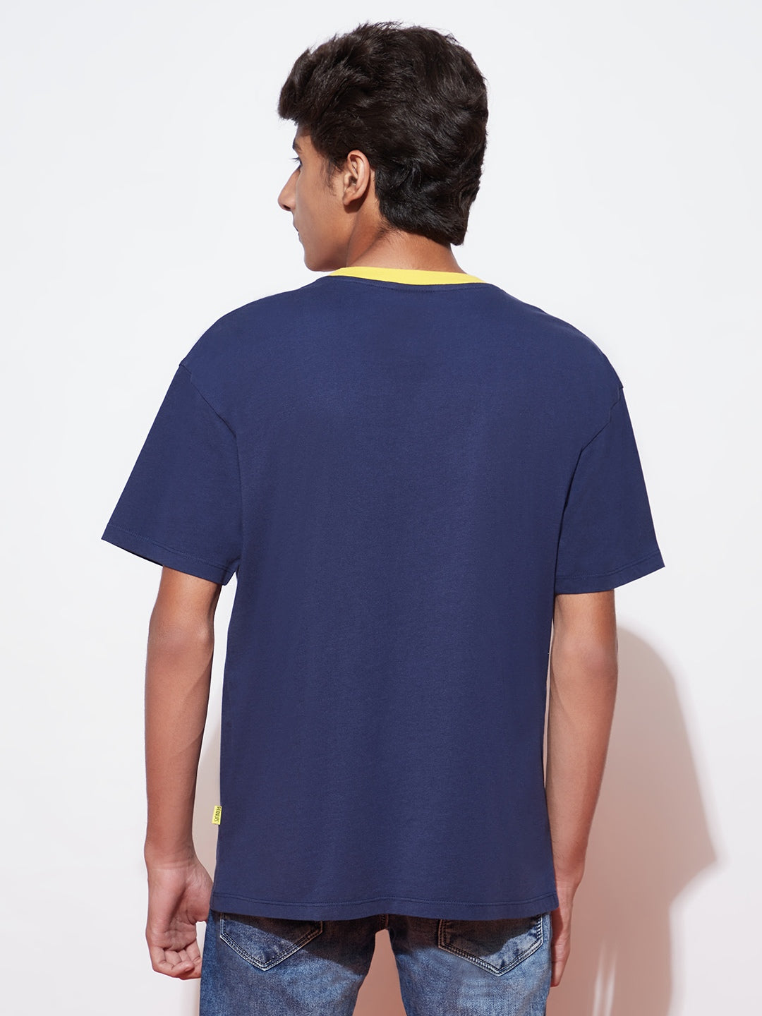 Snoopy Print Navy Blue T-shirt