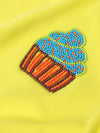 Muffin Embroidered Girls Top