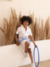 Spunkies Boys White Printed Co-ord Set