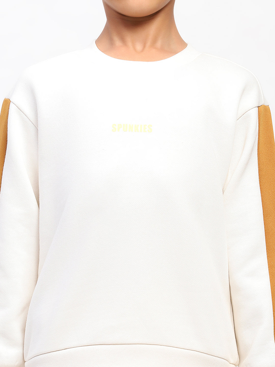 Boys White Long Sleeve Sweatshirt Set