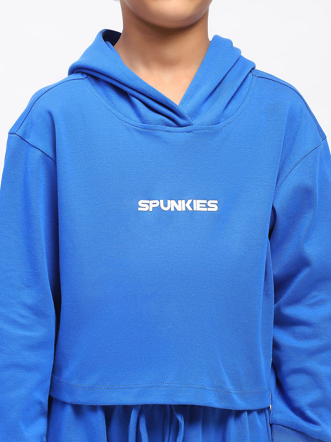 Boys Blue Long Sleeve Hoodies Sweatshirt Set