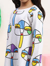 White Printed Play Dress