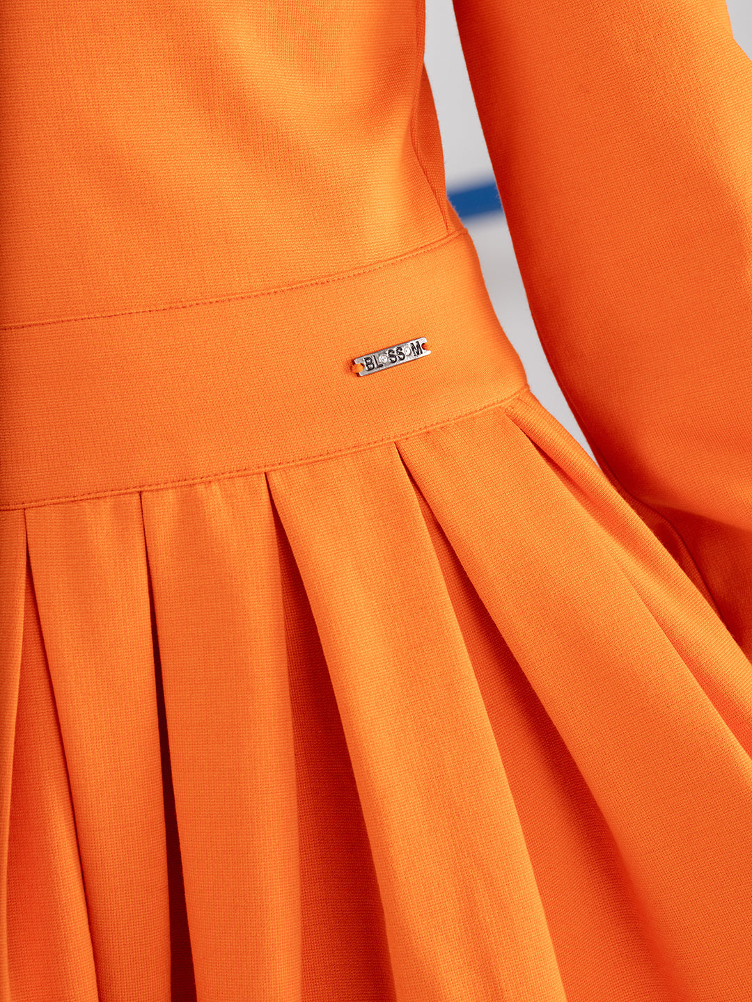 Orange Heavy style statement Dress