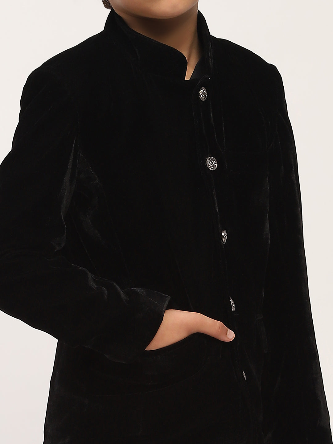 Black Velvet Blazer set