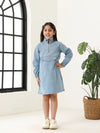 Girls Denim Oversized Tunic