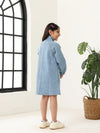 Girls Denim Oversized Tunic