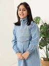 Girls Denim Oversized Tunic