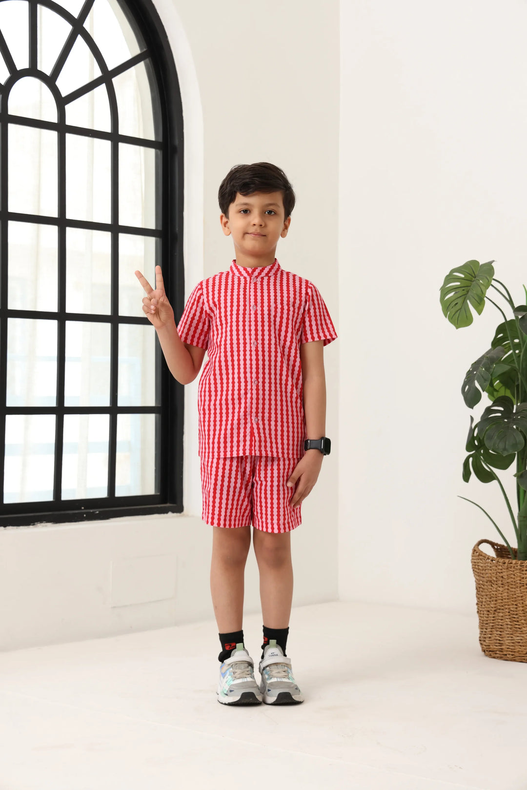 Spunkies Waves Shirt & Shorts Set