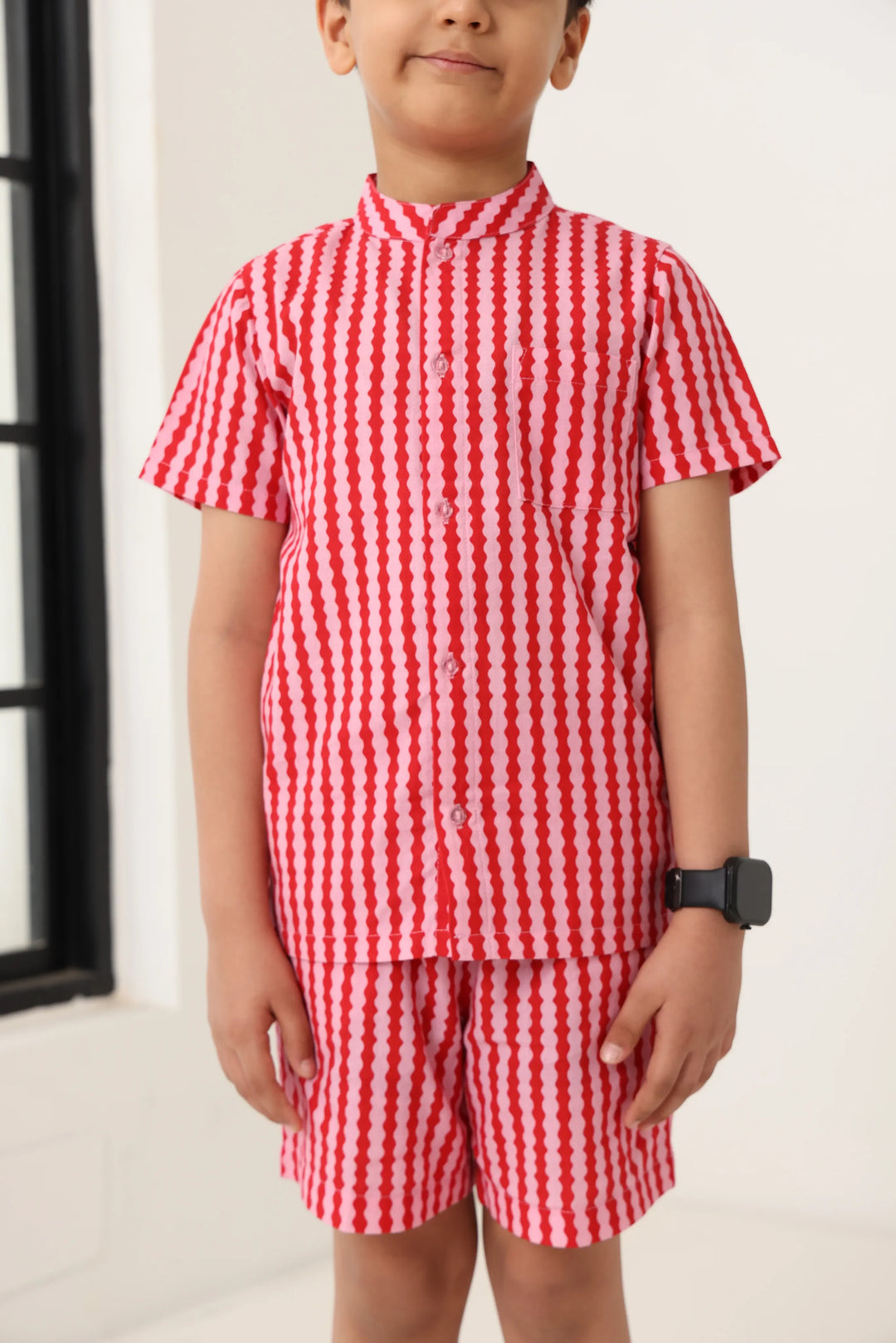 Spunkies Waves Shirt & Shorts Set