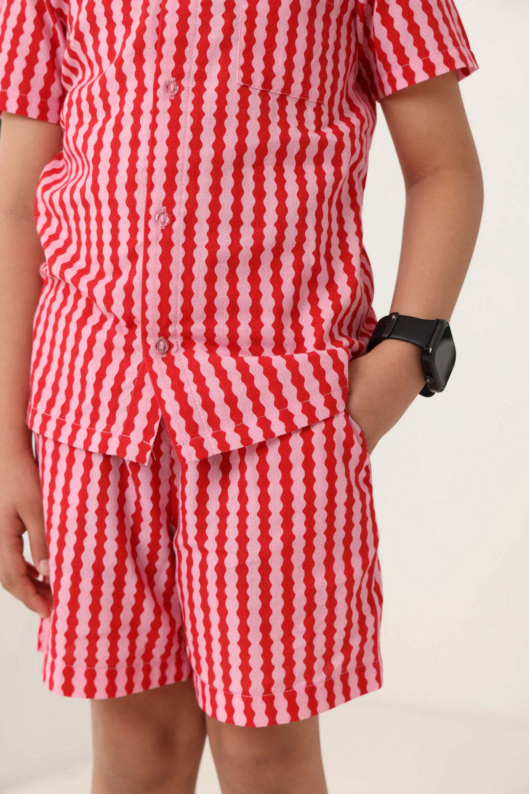 Spunkies Waves Shirt & Shorts Set