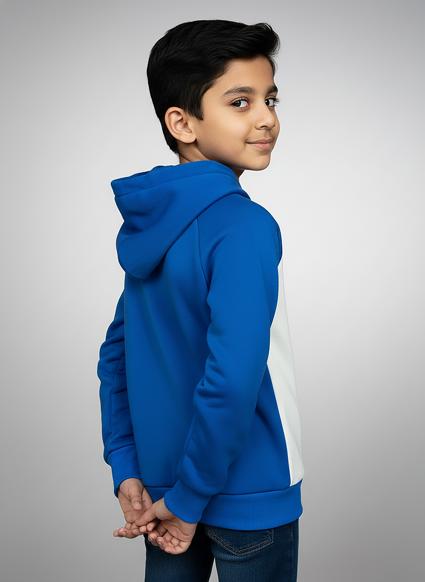 Boys Blue Hoodie Printed Hoodie Sweatshirt