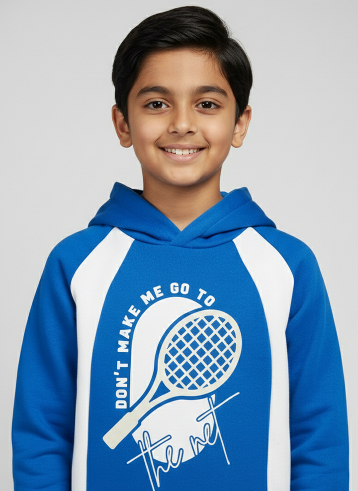 Boys Blue Hoodie Printed Hoodie Sweatshirt