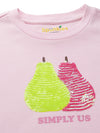 Playful embellished cotton Girls top