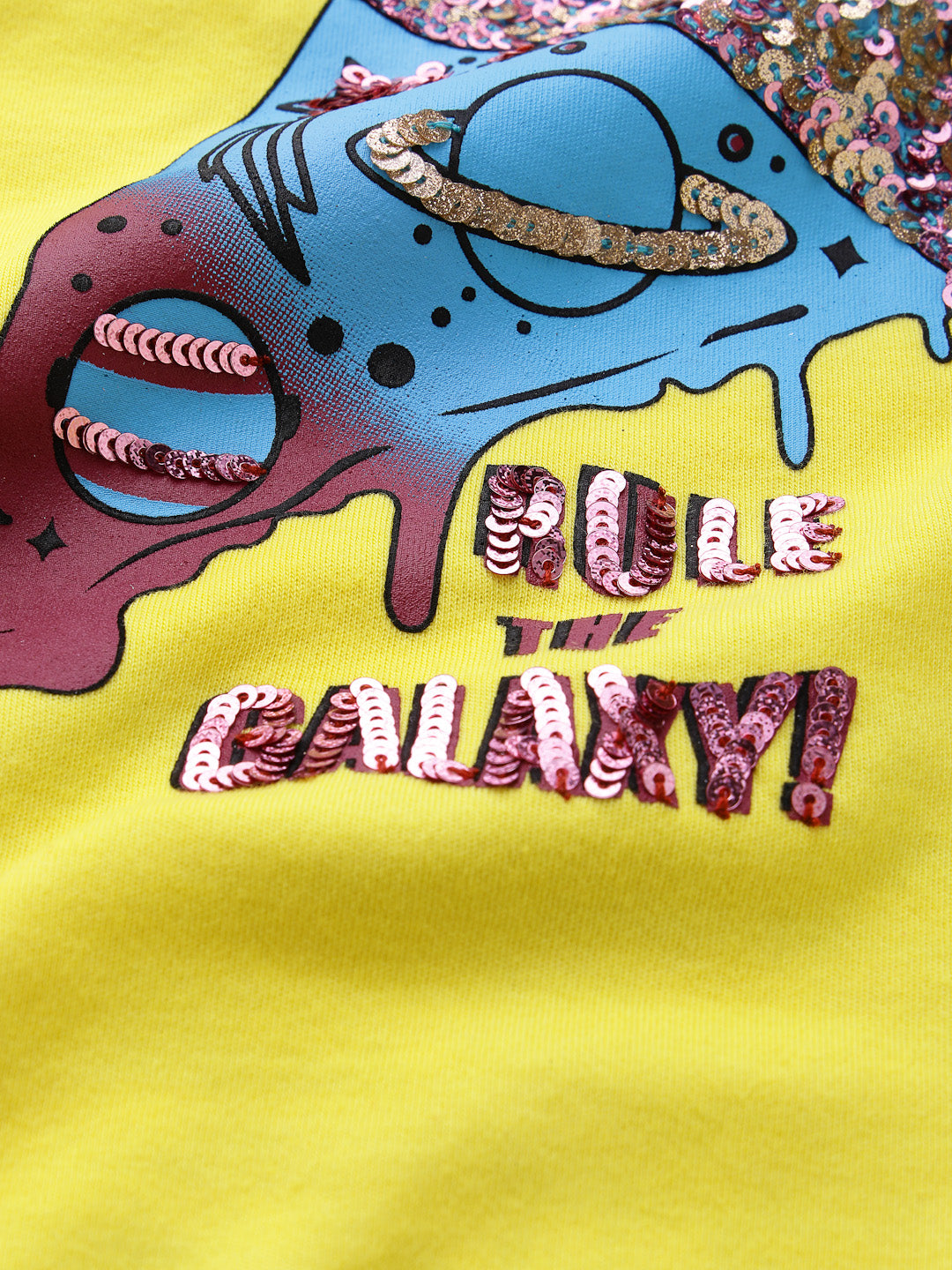 Everyday Pizza Embroidered Top