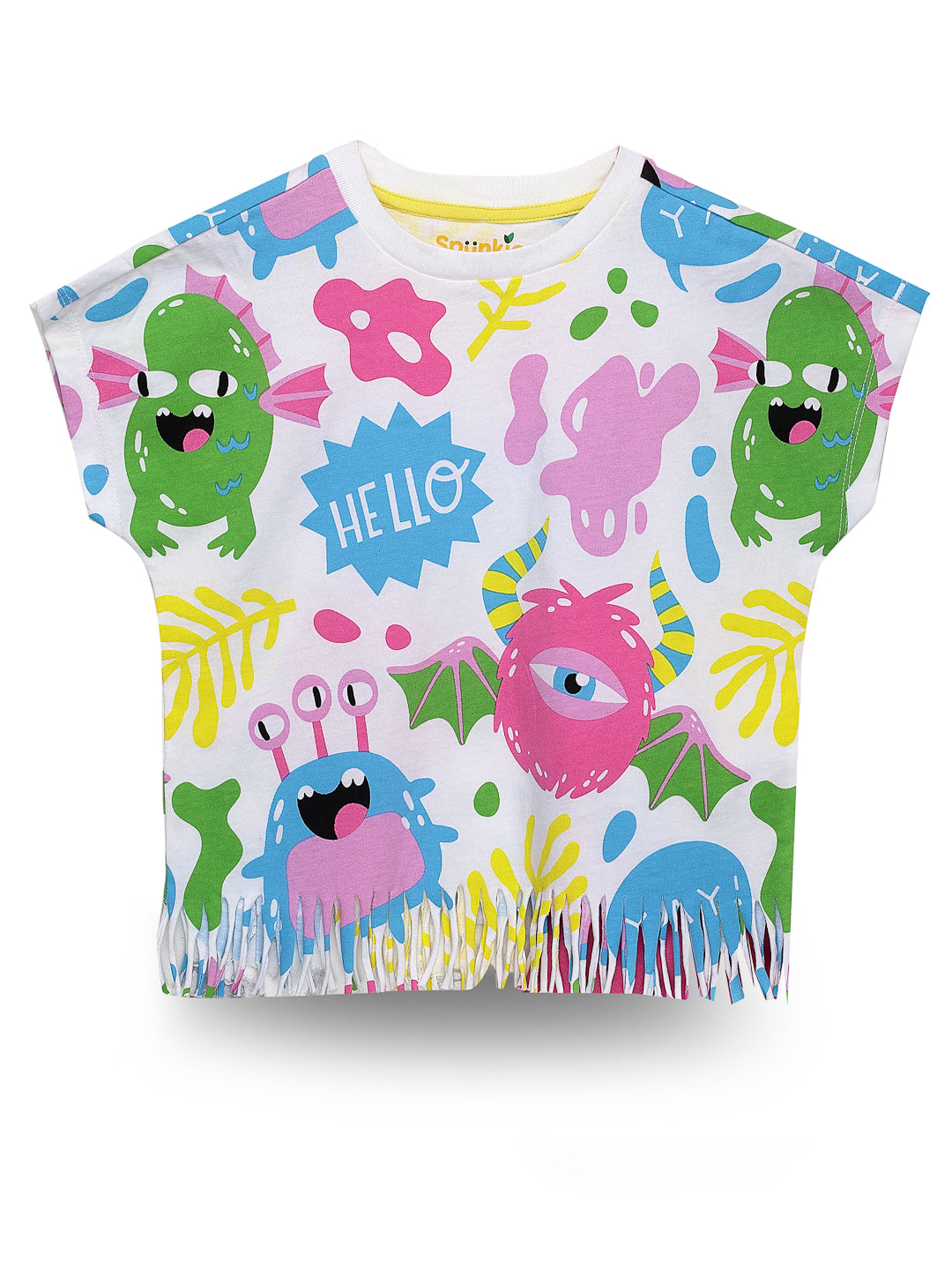 Girls Cartoon Print Everyday Play sets