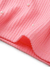 Classic crinkle sleeveless jacquard jersey