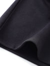 Spunkies Black Girls Solid Round Neck Frilled Sleeves Shift Dress
