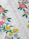 White Embroidered Top
