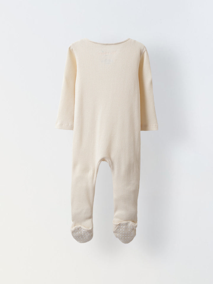 Infant Neutral Ribbed Romper
