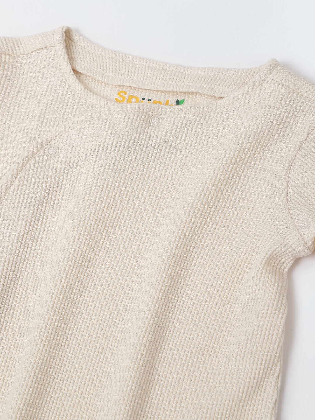 Infant Neutral Ribbed Romper