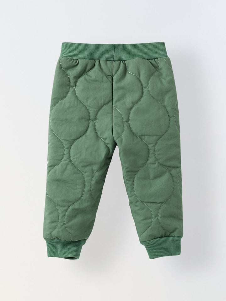 Trendy Green Unisex Set with Pullover, Woven Fabric & Hoodie Regular Fit