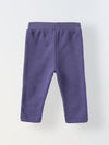 Baby Blue Waffle-Knit Sweatshirt & Jogger Set