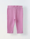 Spunkies Cotton Waffle Knit Solid Regular Casual Wear Set Infant Full Sleeve Lavender Soft Fabric
