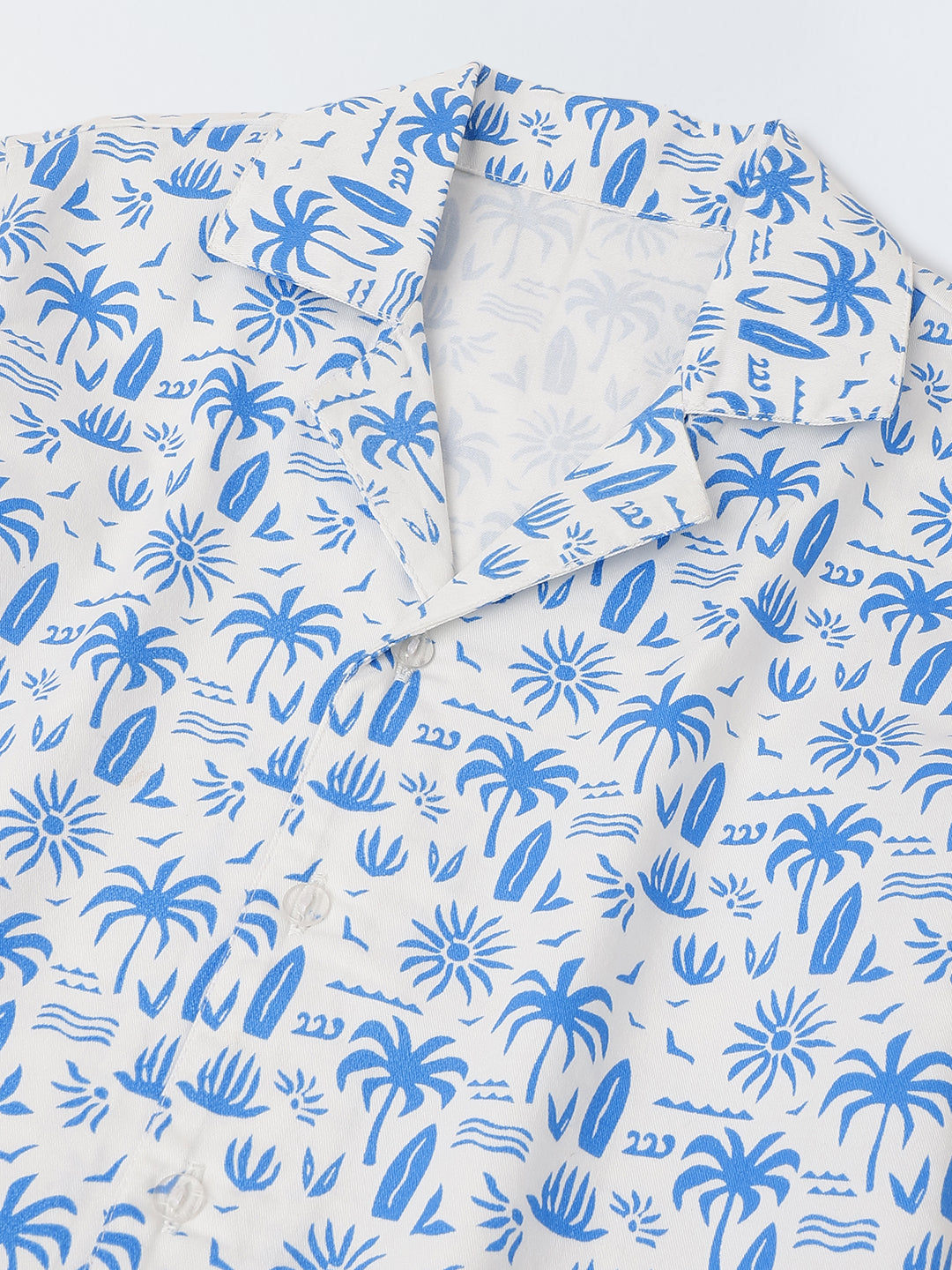 White Print Co-Ord Set-Boys