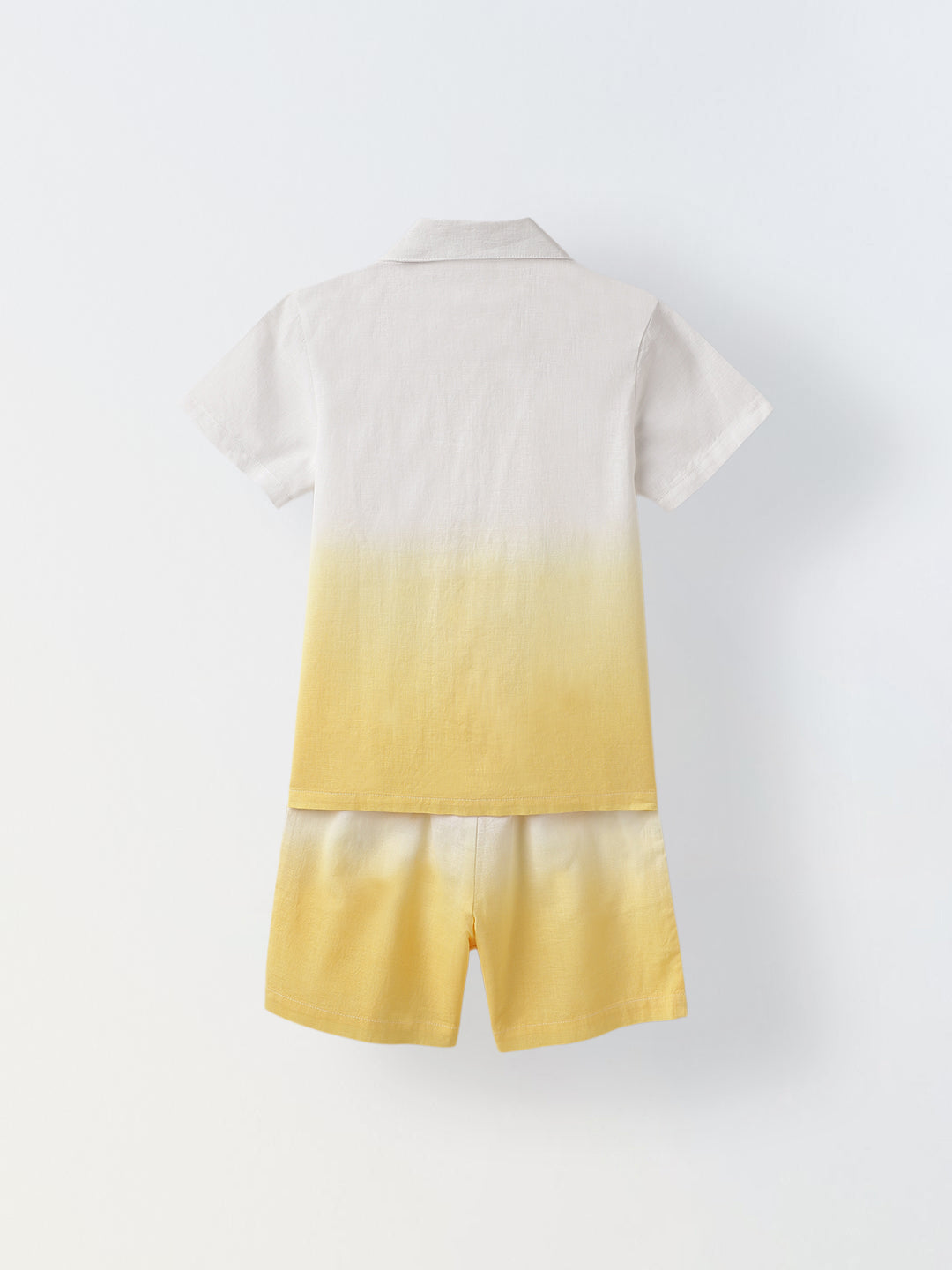 Yellow & White Ombre Co-Ord Set-Boy
