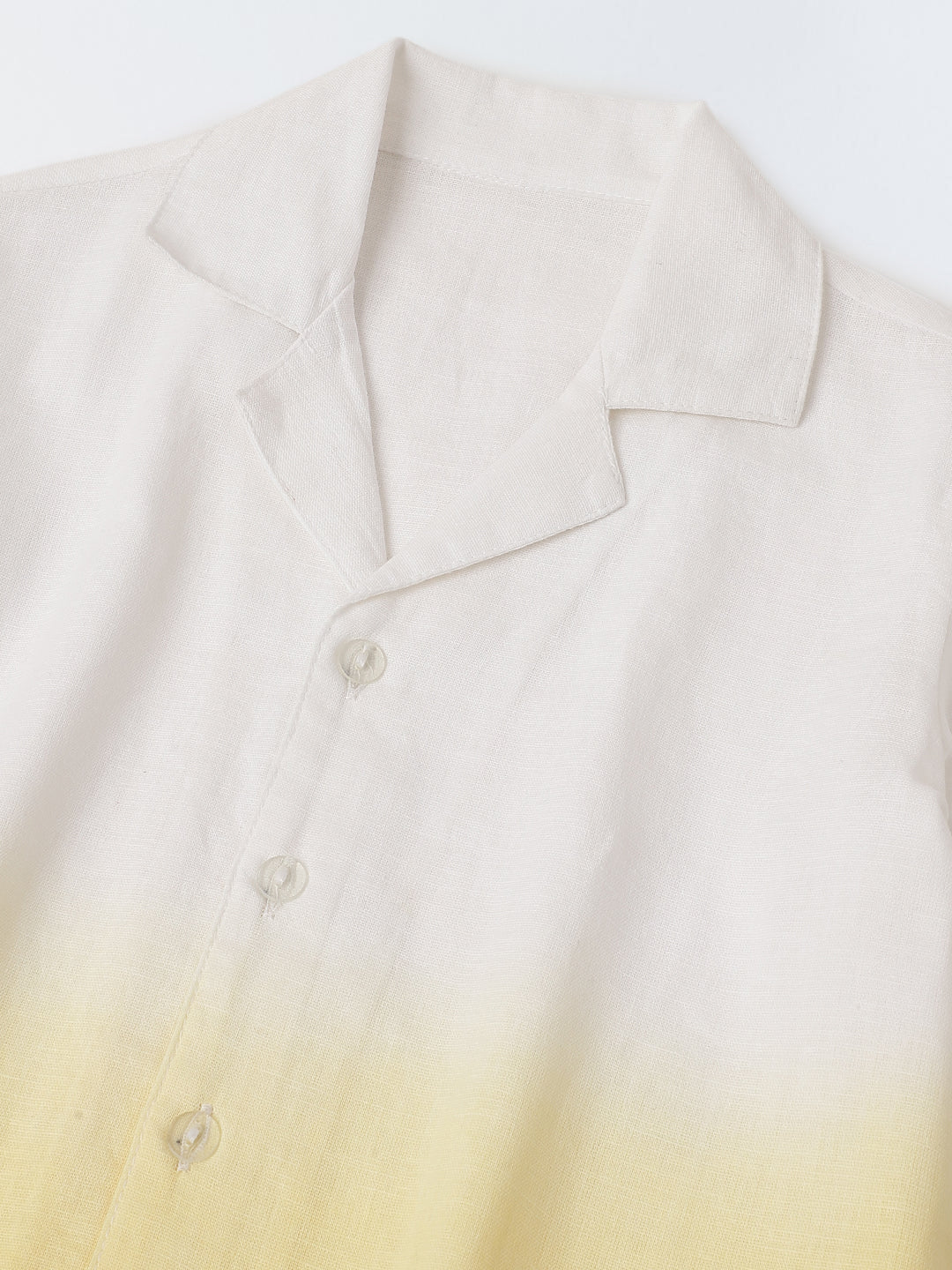 Yellow & White Ombre Co-Ord Set-Boy