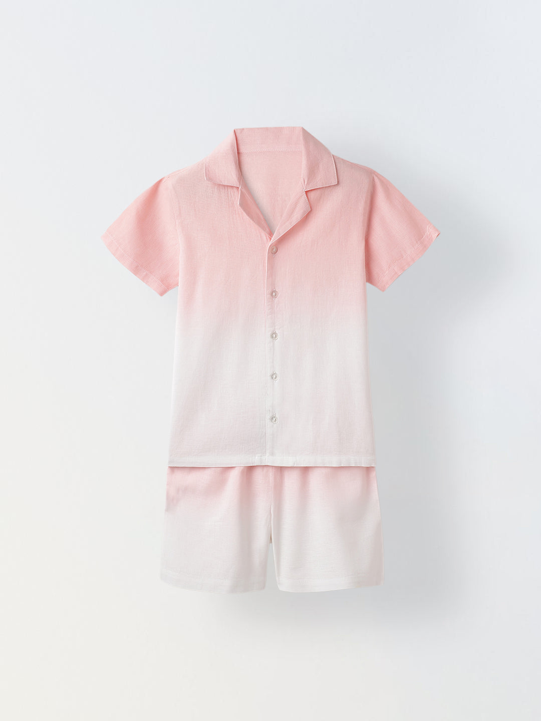Cotton Linen Ombre Co-ord set