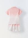 Cotton Linen Ombre Co-ord set