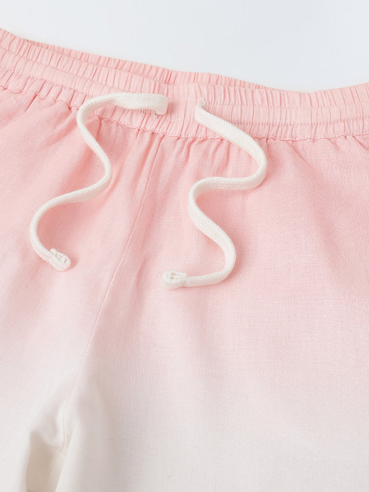 Pink & White Ombre Co-Ord Set-Boy