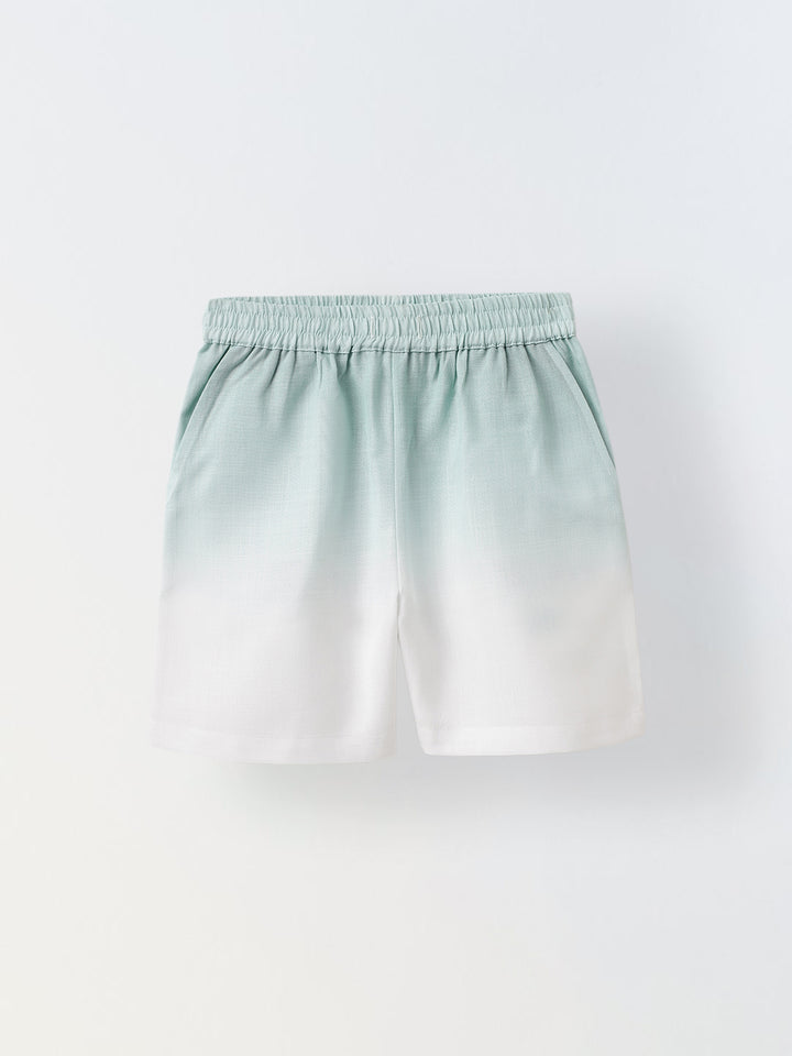 Mint Green & White Ombre Co-Ord Set -Boy