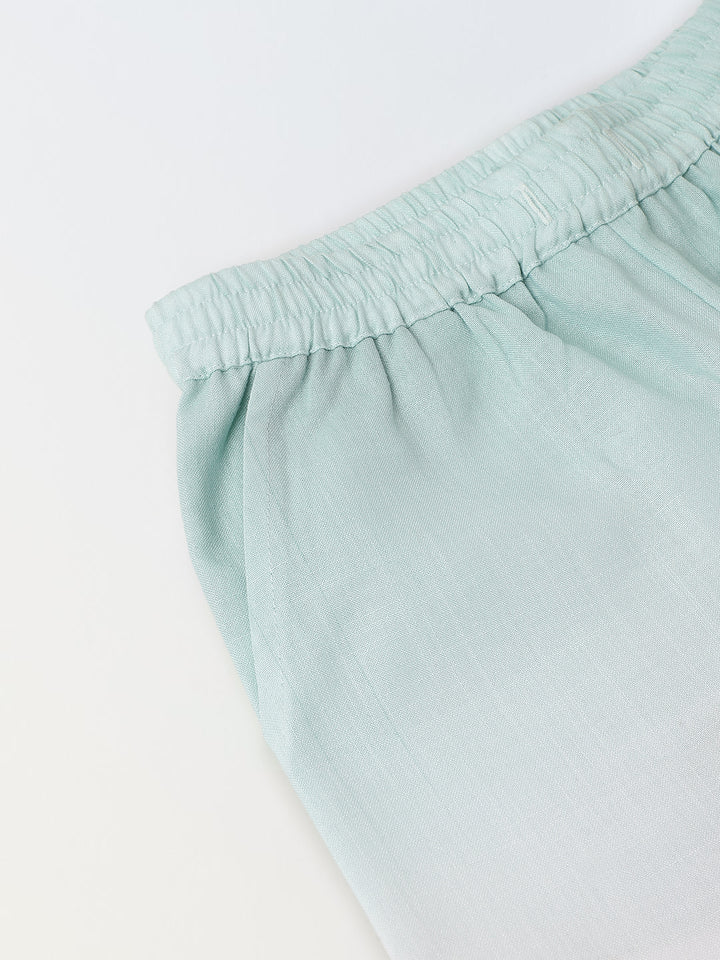 Mint Green & White Ombre Co-Ord Set -Boy