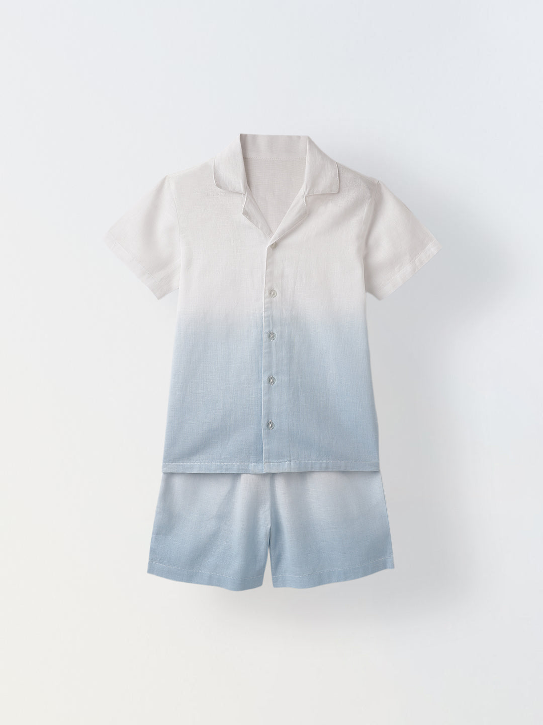 Cotton Linen Ombre Co-ord set