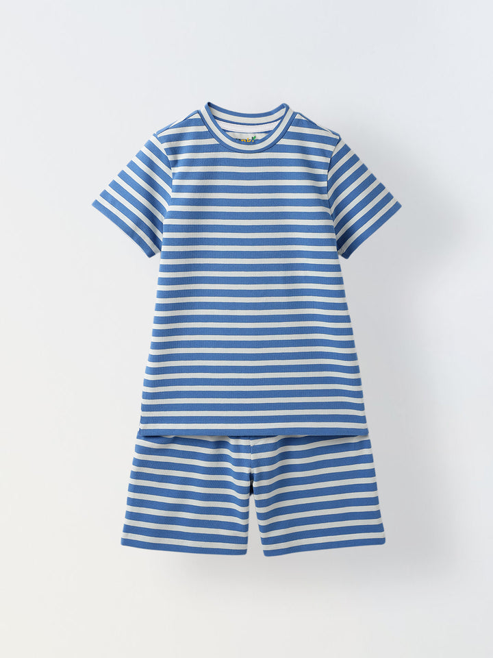 Combo Of 3 Stripe Co-Ord Set- Boys