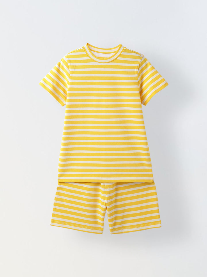 Combo Of 3 Stripe Co-Ord Set- Boys