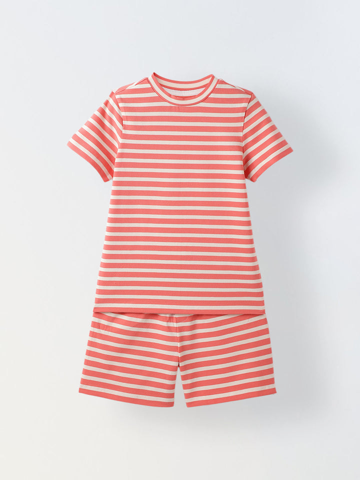 Combo Of 3 Stripe Co-Ord Set- Boys