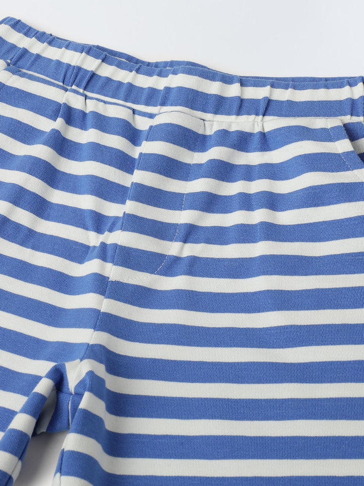 Blue Striped Co-Ord Set-Boy