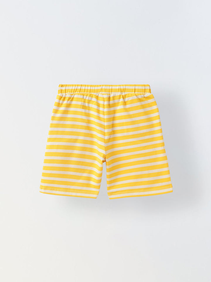 Yellow Striped Co-Ord Set-Boy
