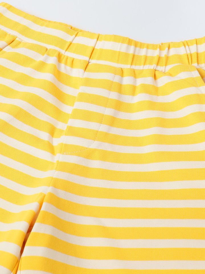 Yellow Striped Co-Ord Set-Boy