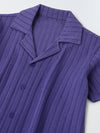 Summer Cotton Structured Fabric Boys Shirt Set