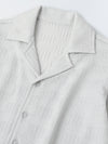 Summer Cotton Structured Fabric Boys Shirt Set