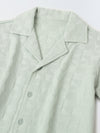 Summer Cotton Structured Fabric Boys Shirt Set
